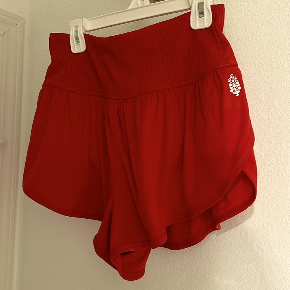 Red Free people Game Time Shorts -  Sz med